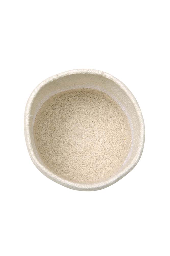 BASKET MINI TRICOLOR IVORY - Image 3