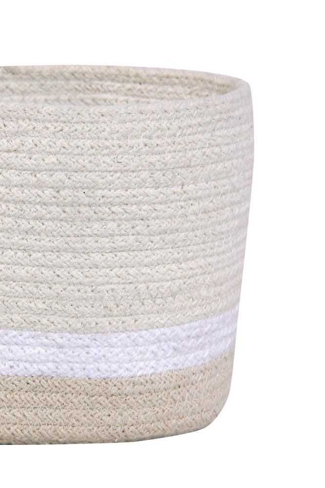BASKET MINI TRICOLOR IVORY - Image 5