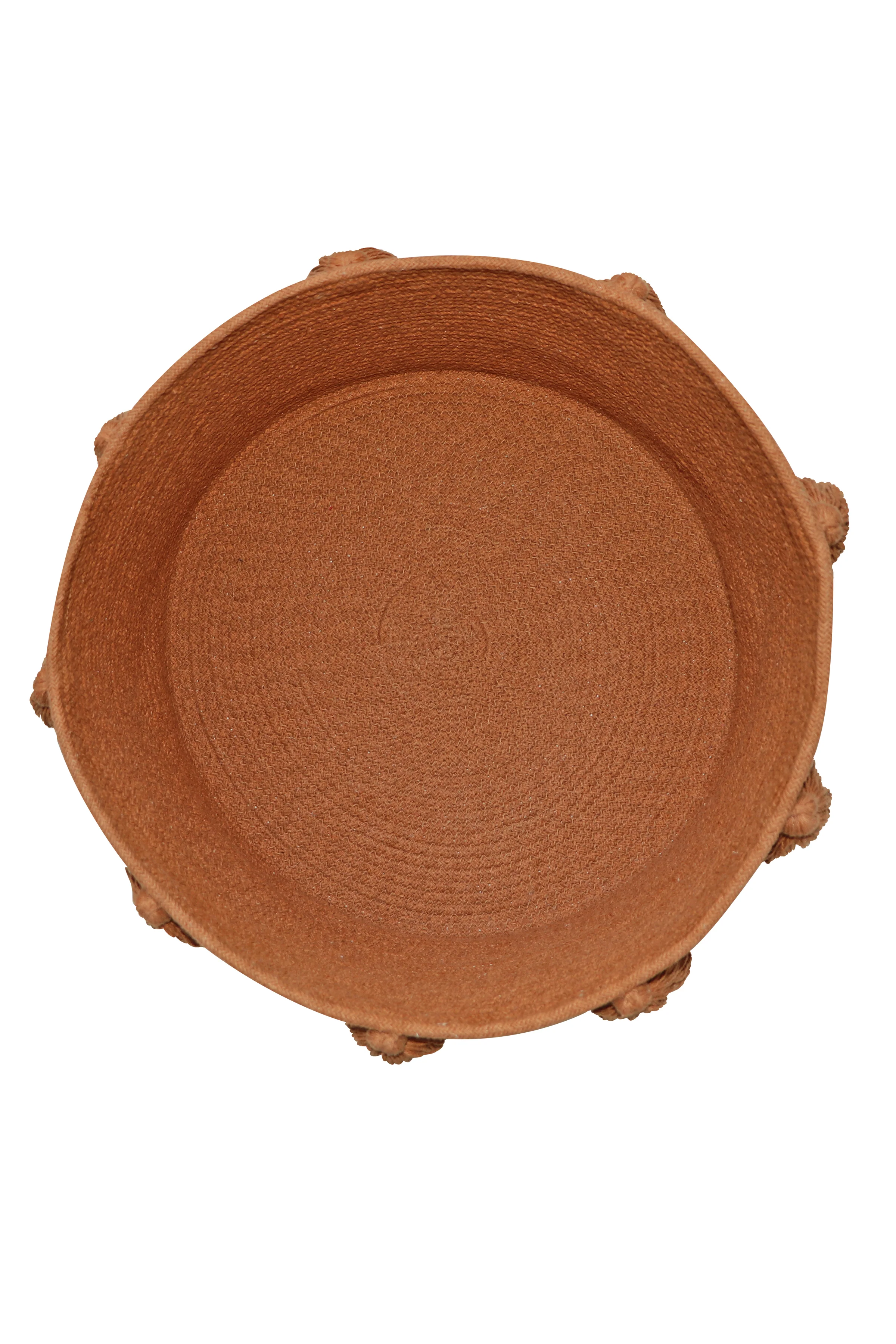 BASKET NEW TASSELS CHESTNUT - Image 3
