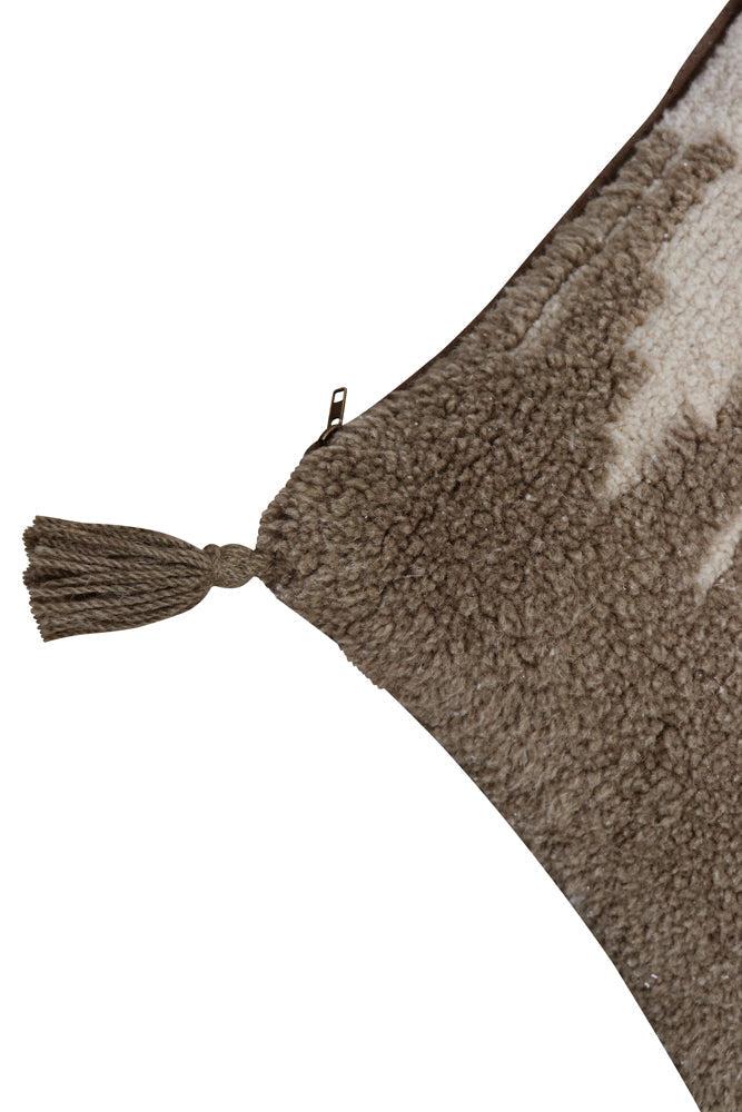 CUSHION ZAGROS BROWN-SEASHELL - Image 6
