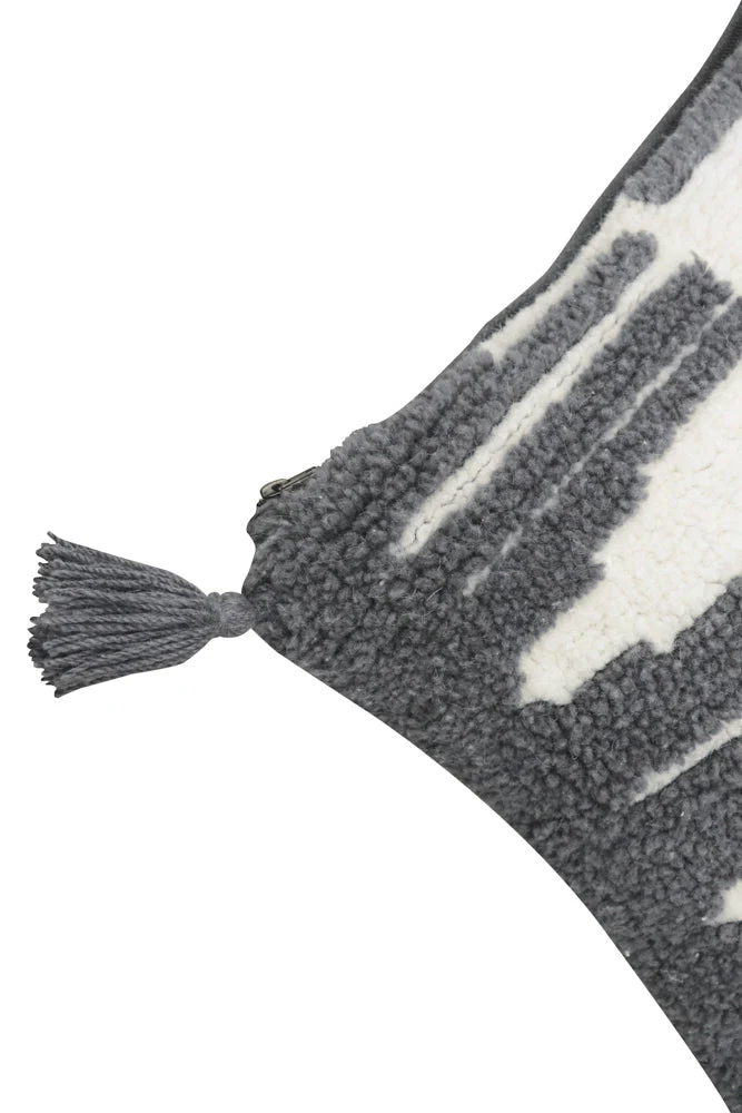 CUSHION ZAGROS CHARCOAL NATURAL - Image 3