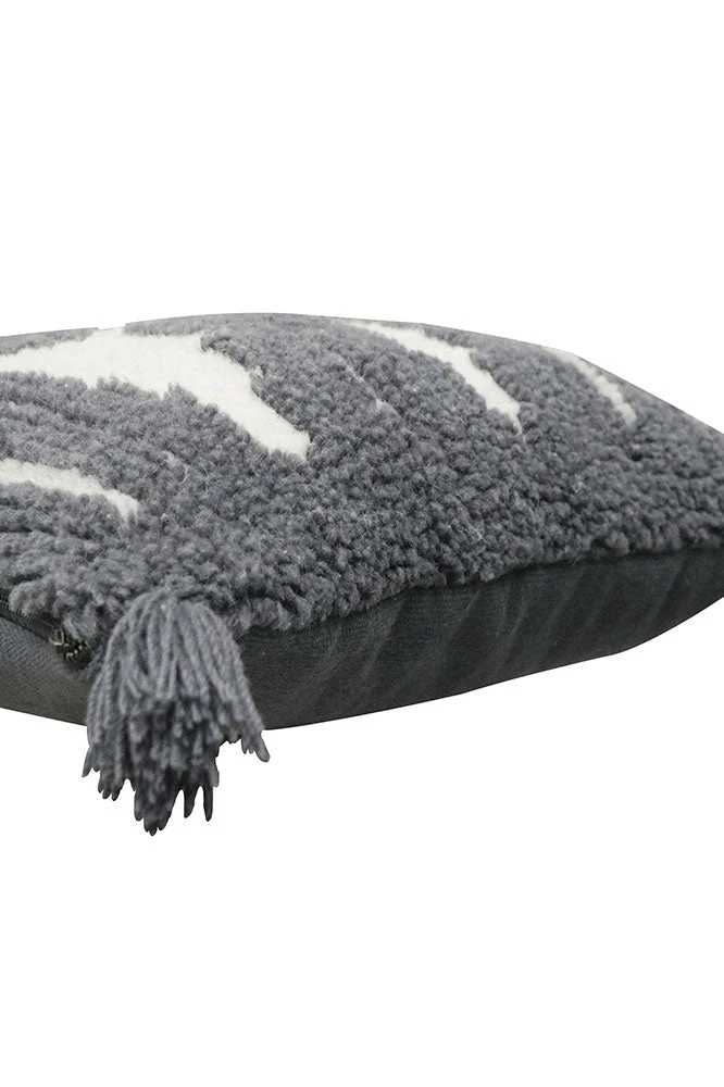 CUSHION ZAGROS CHARCOAL NATURAL - Image 4