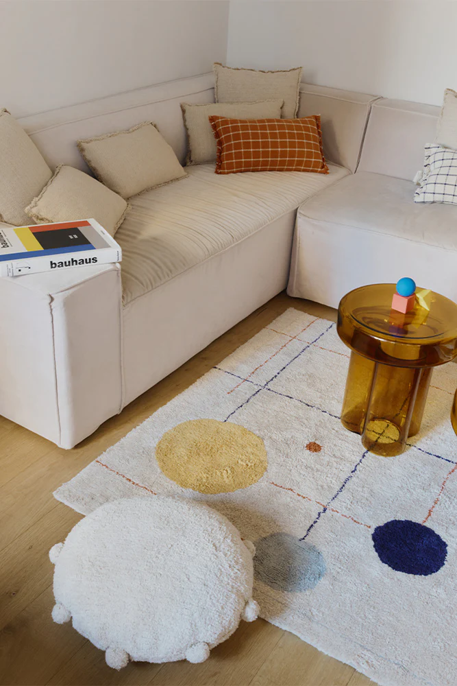FLOOR CUSHION BUBBLY NATURAL - Image 5