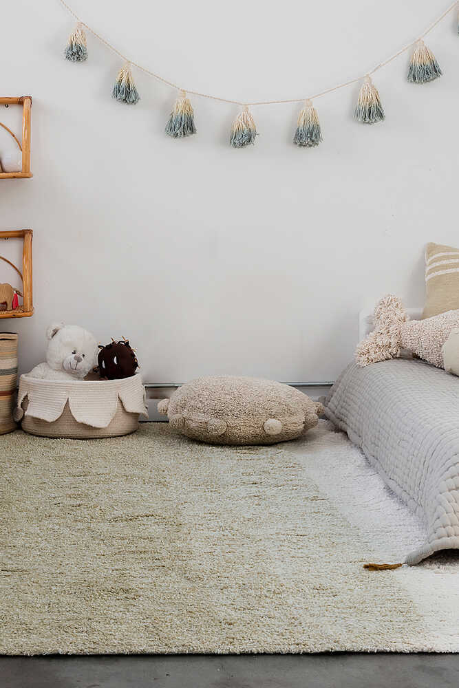 FLOOR CUSHION BUBBLY OLIVE - Image 3