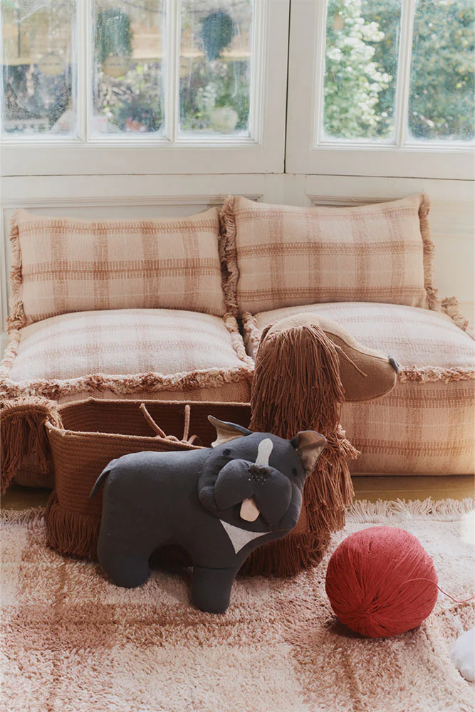HANDLOOM CUSHION ROSE - Image 2