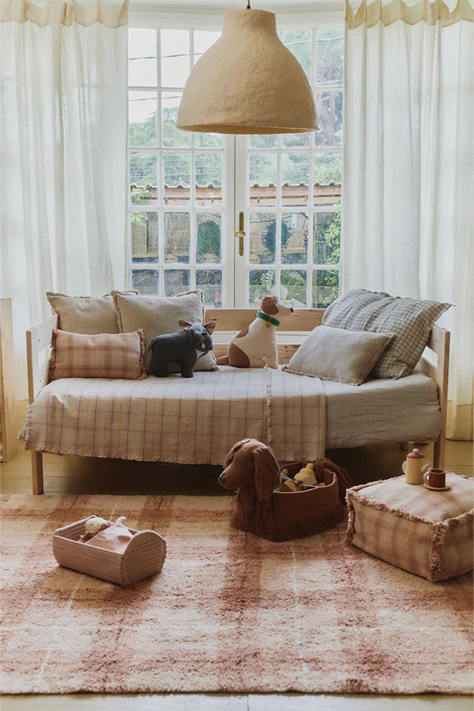 HANDLOOM CUSHION ROSE - Image 7