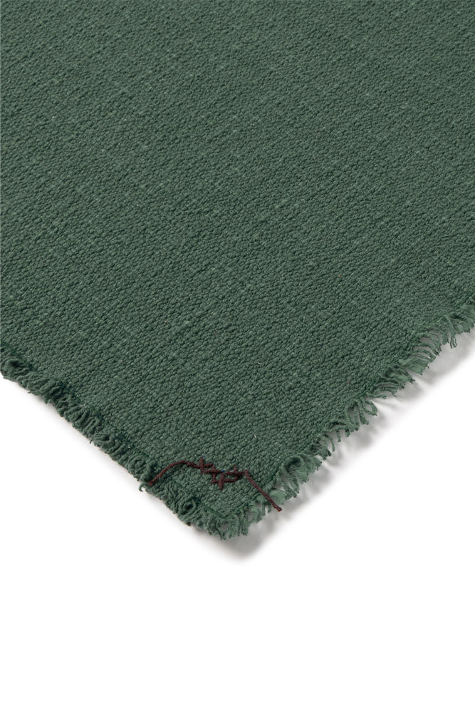 Handloom Placemats Duck green (Set of 2) - Image 5