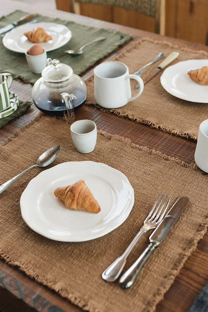 Handloom Placemats Ochre (Set of 2) - Image 4