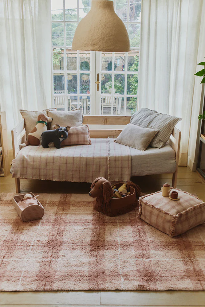 HANDLOOM POUF ROSE - Image 8