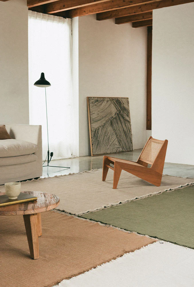 HANDLOOM RUG  KAKI - Image 3