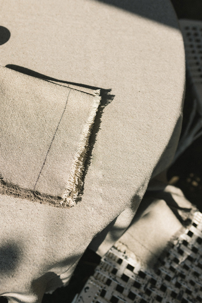 HANDLOOM TABLECLOTH GREIGE - Image 3