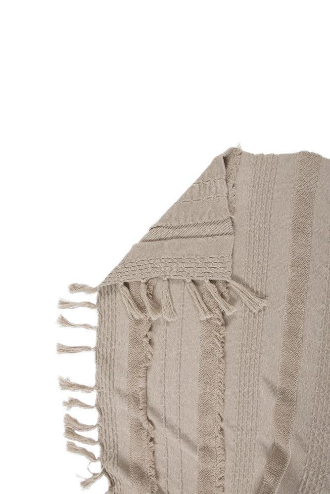 KNITTED BLANKET AIR DUNE WHITE - Image 3