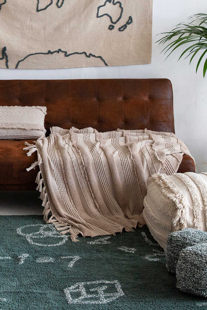 KNITTED BLANKET AIR DUNE WHITE - Image 7