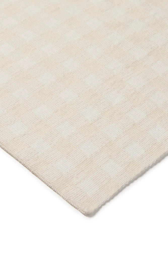 KNITTED BLANKET VICHY IVORY - Image 4