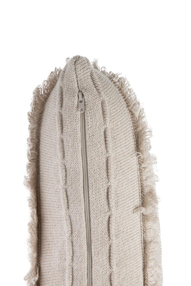 KNITTED CUSHION AIR DUNE WHITE - Image 7