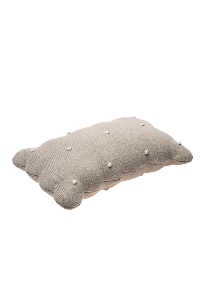 KNITTED CUSHION BISCUIT DUNE WHITE - Image 3