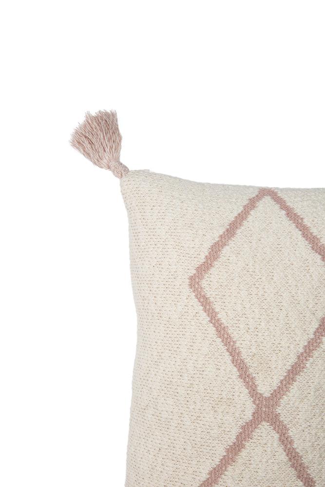 KNITTED CUSHION LITTLE OASIS NATURAL - PALE PINK - Image 7