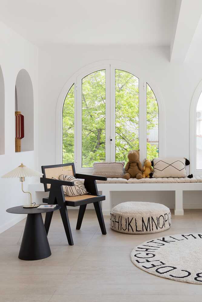 POUF ABC NATURAL/BLACK - Image 3