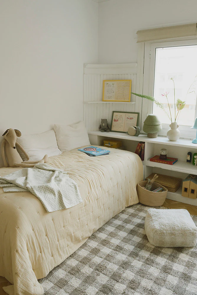 POUF VICHY IVORY - Image 2