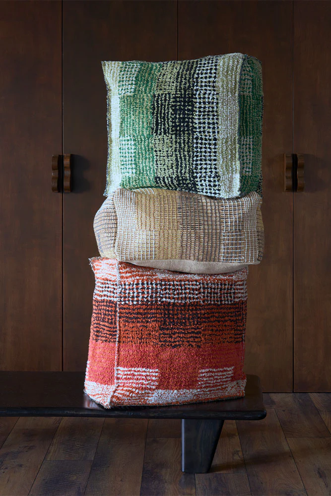REVERSIBLE CITY POUF MAPLE RED - Image 4