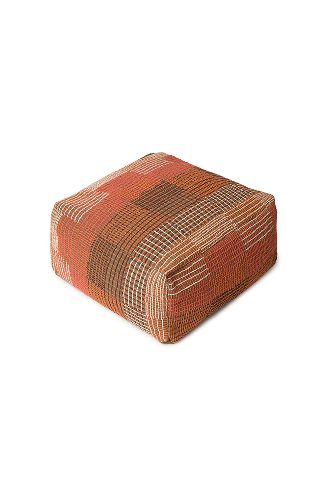 REVERSIBLE CITY POUF MAPLE RED - Image 5