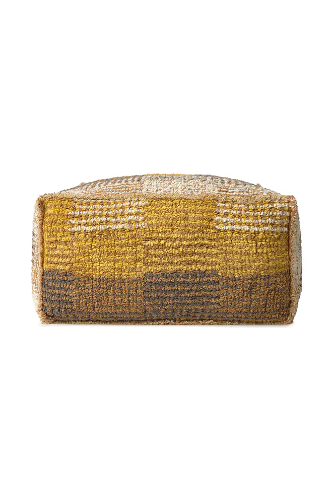 REVERSIBLE CITY POUF OCHRE - Image 4