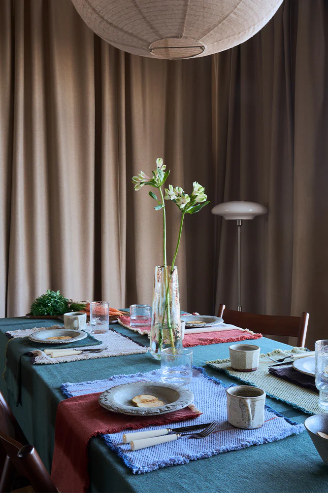 SET OF 2 PLACEMATS VERTICAL MATCHA - Image 3