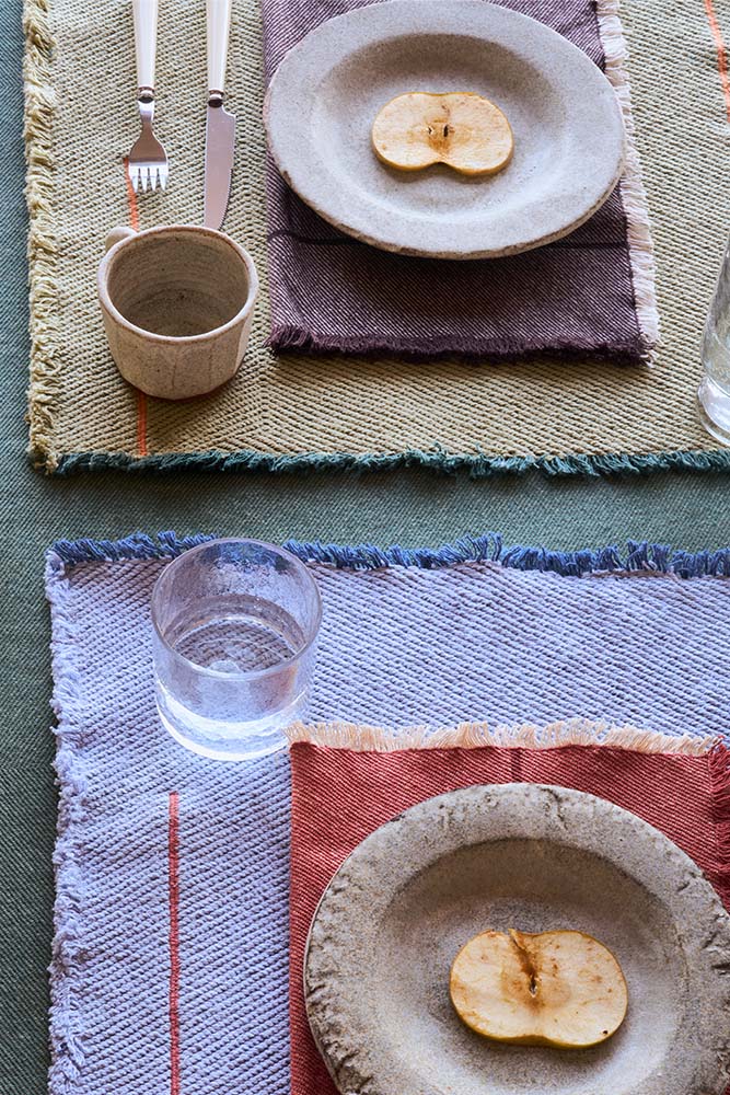 SET OF 4 NAPKINS VERTICAL COFFEBEAN - Image 6