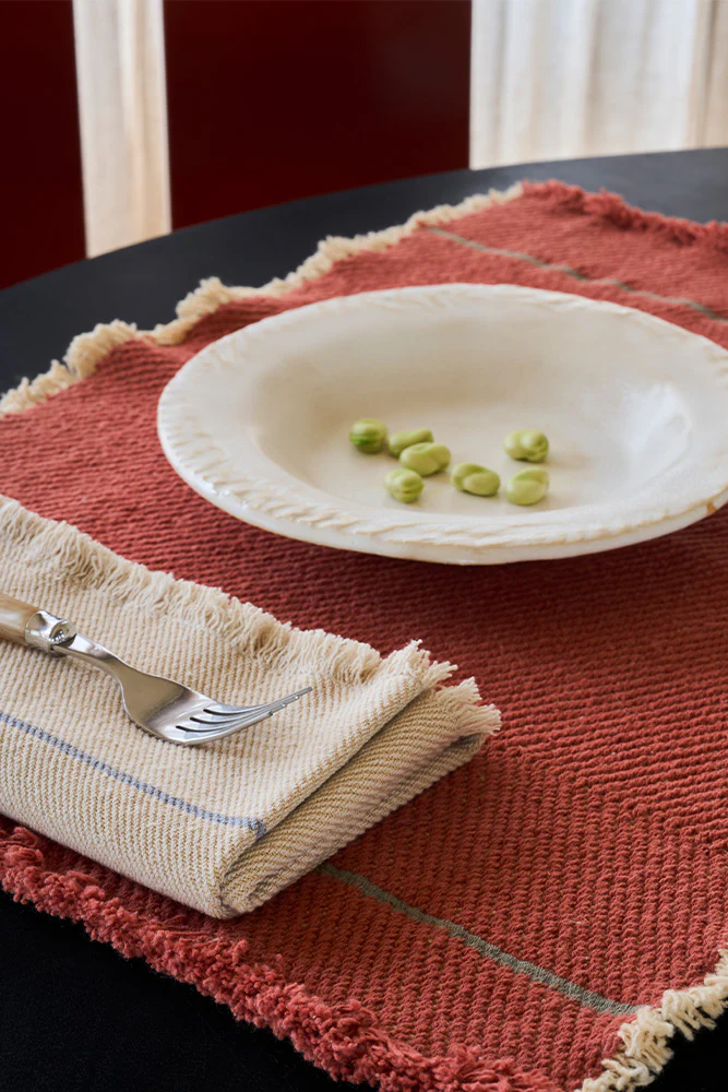SET OF 4 NAPKINS VERTICAL NATURAL - Image 2