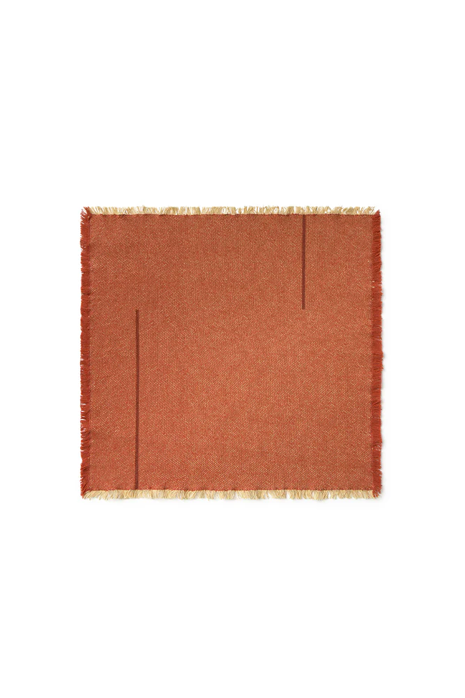 SET OF 4 NAPKINS VERTICAL TERRACOTA - Image 4