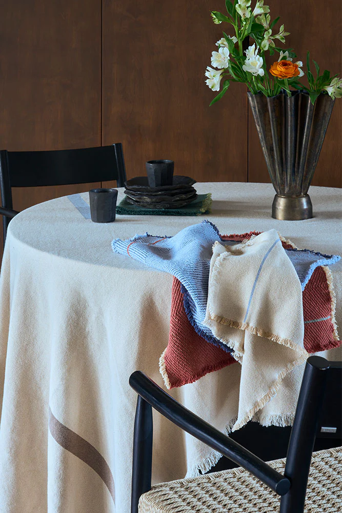 SET OF 4 NAPKINS VERTICAL TERRACOTA - Image 6