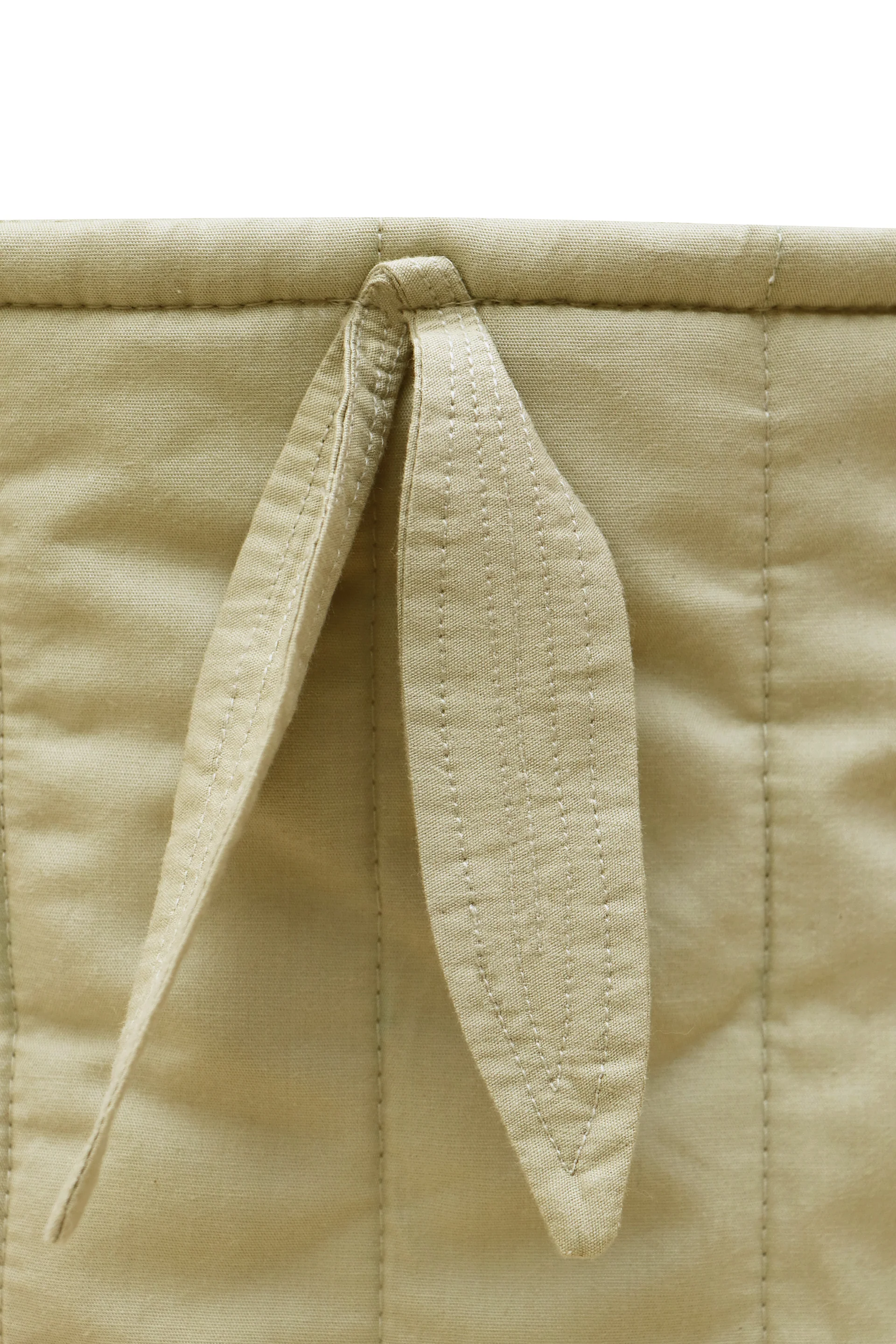 SET OF TWO QUILTED BASKETS OLIVE - Image 6