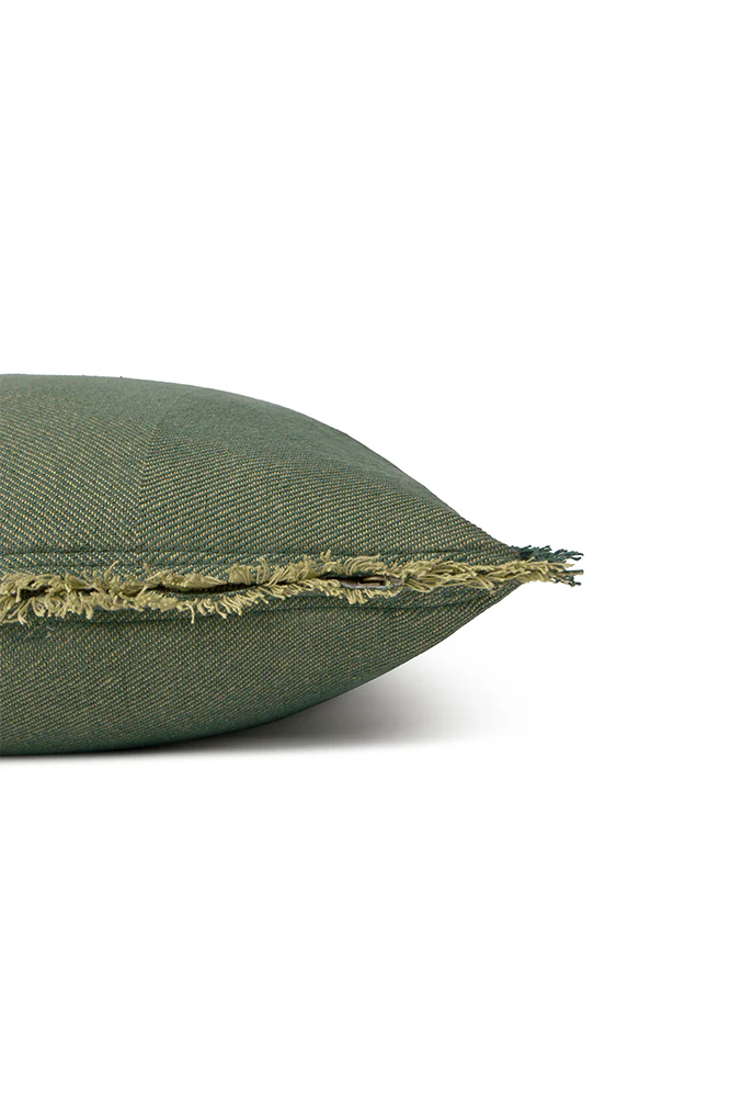SQUARE CUSHION VERTICAL DUCK GREEN - Image 4