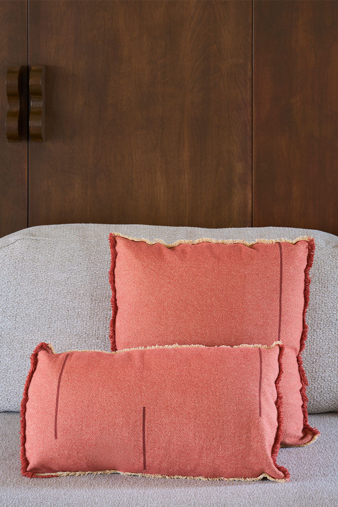 SQUARE CUSHION VERTICAL NEW TERRACOTA - Image 3