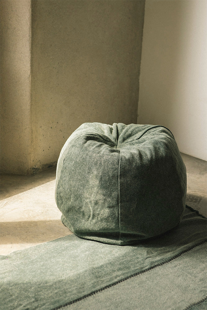 STONEWASHED POUF DUCK GREEN - Image 2