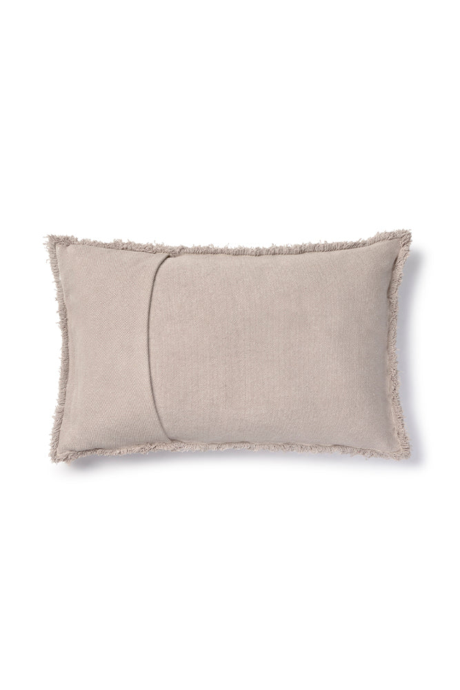 STONEWASHED RECTANGULAR CUSHION NEW GREY - Image 5