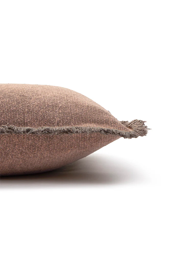 STONEWASHED RECTANGULAR CUSHION SOIL BROWN - Image 7