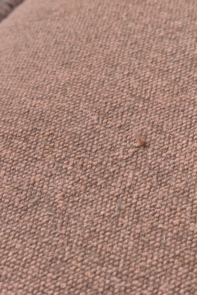 STONEWASHED SQUARE CUSHION SOIL BROWN - Image 3