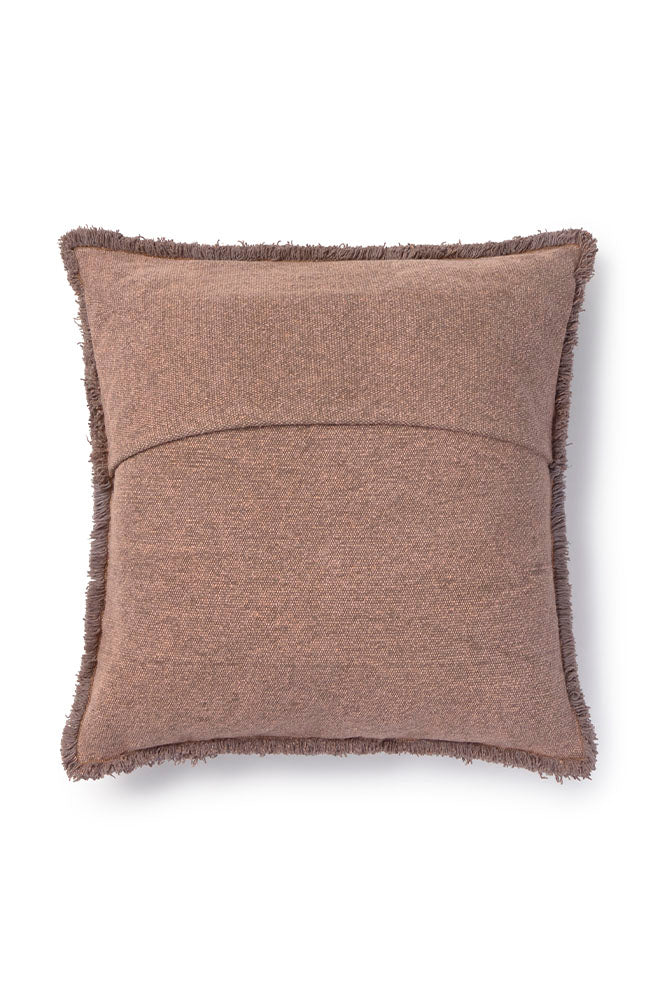 STONEWASHED SQUARE CUSHION SOIL BROWN - Image 7