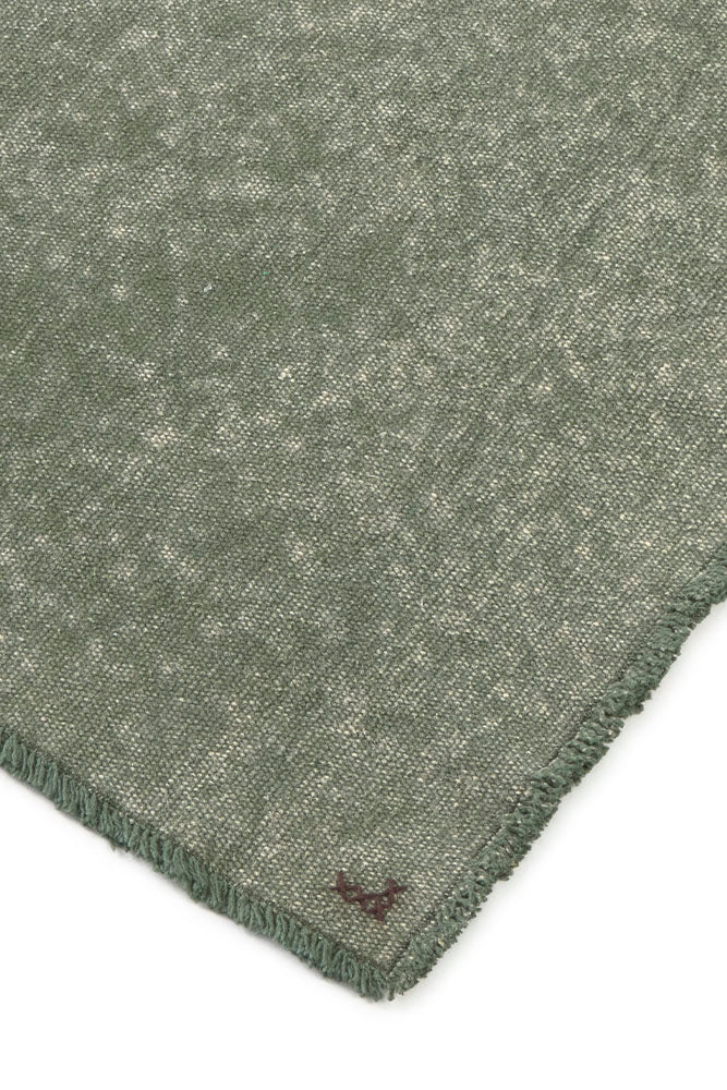 STONEWASHED TABLE RUNNER DUCK GREEN - Image 4