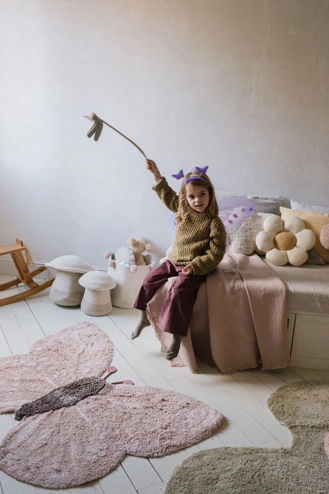 WASHABLE ANIMAL RUG BABY BUTTERFLY - Image 3
