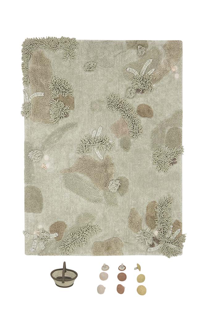 WASHABLE PLAY RUG MUSHROOM FOREST - Image 2