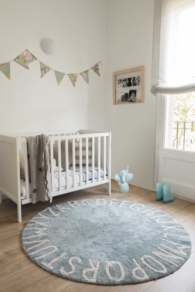 WASHABLE RUG ABC NATURAL VINTAGE BLUE - Image 6