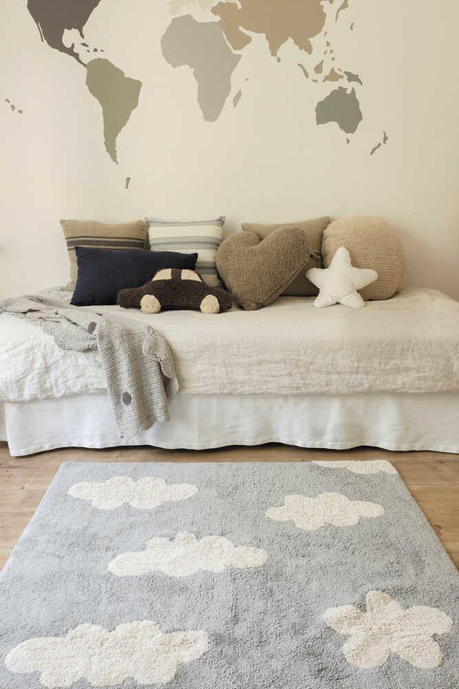 WASHABLE RUG CLOUDS GREY - Image 2