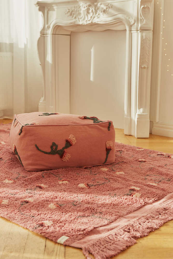 WASHABLE RUG ENGLISH GARDEN ASH ROSE - Image 3