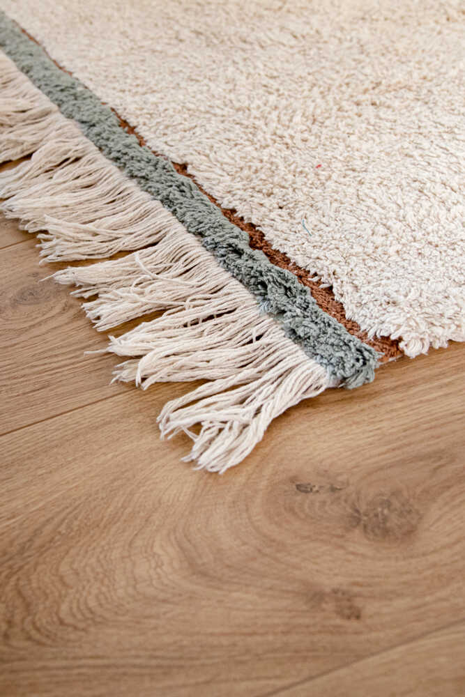 WASHABLE RUG LANES VINTAGE BLUE - Image 4