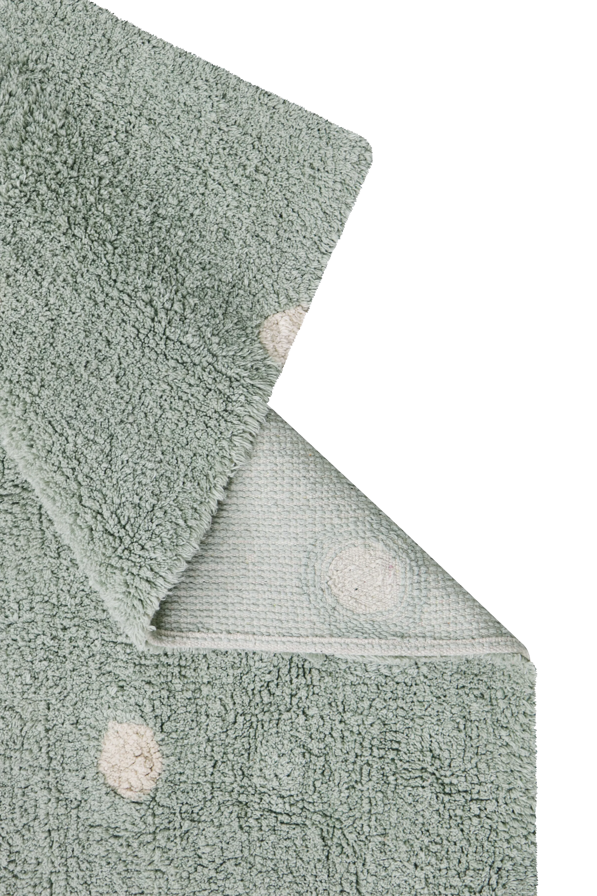 WASHABLE RUG MINI DOT BLUE SAGE - Image 4