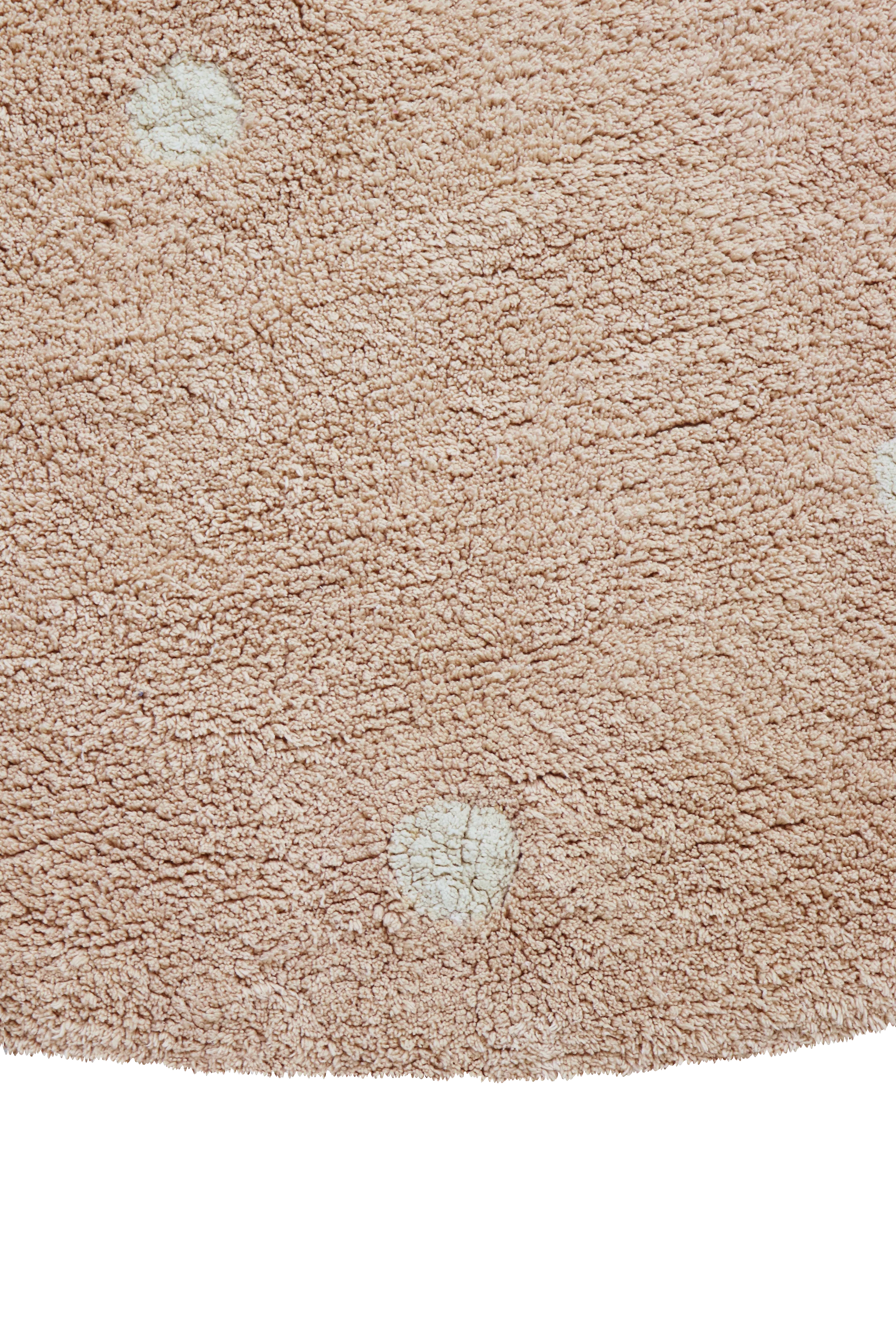 WASHABLE RUG ROUND DOT ROSE - Image 4
