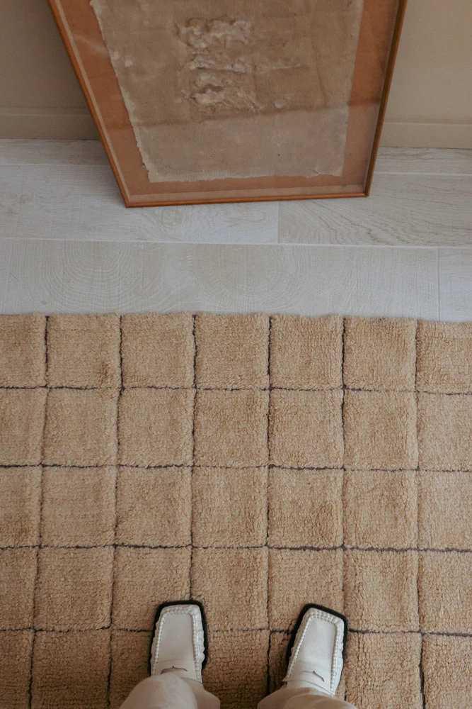 WOOL RUG MOSAIC AMBER - Image 3