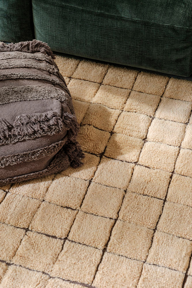 WOOL RUG MOSAIC AMBER - Image 5